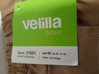 Pantalones de trabajo Velilla