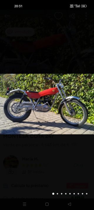 Montesa Cota 247cc MK4 Clásica Trials