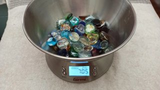 Canicas de Cristal planas