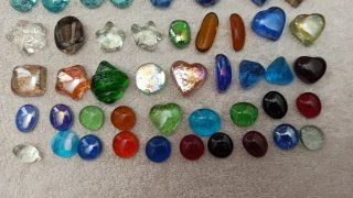 Canicas de Cristal planas