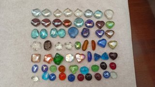 Canicas de Cristal planas