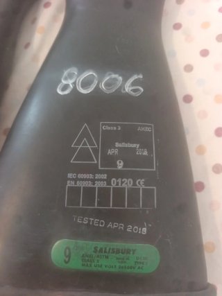 Guantes Dieléctricos Ansell Clase 3 T9