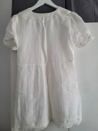 Vestido ZARA blanco