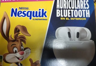 Auriculares Bluetooth Nesquik Blancos. SIN ABRIR