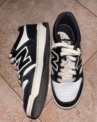 New Balance 480 Scarpe Uomo Donna Nero Bianco
