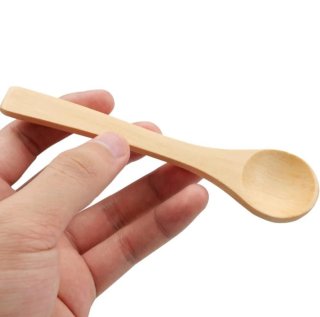 10 Piezas Cucharas Pequeñas de Madera Mini Cuchara