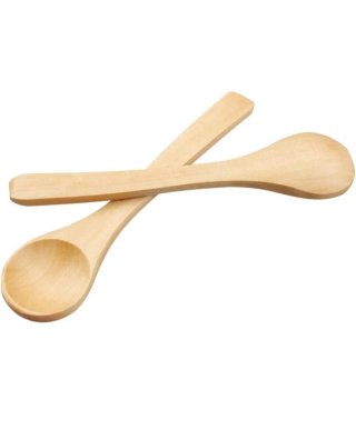 10 Piezas Cucharas Pequeñas de Madera Mini Cuchara