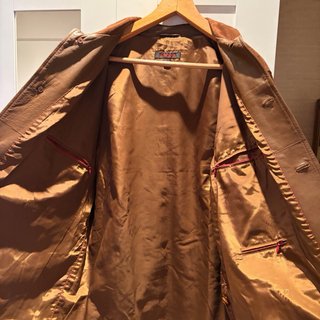 Chaqueta de ante marrón