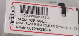 LAND ROVER EVOQUE SE Dynamic RADIADOR AGUA