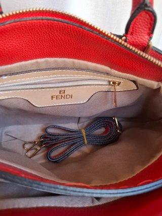Bolso Mujer Rojo Multicolor Nuevo