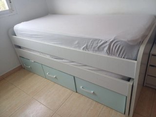Cama nido con cajones