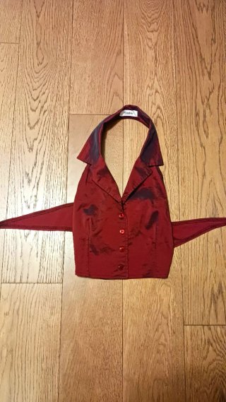 Top Pimkie Y2K bordeaux cangiante