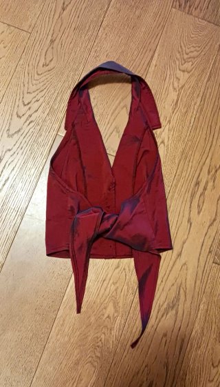 Top Pimkie Y2K bordeaux cangiante