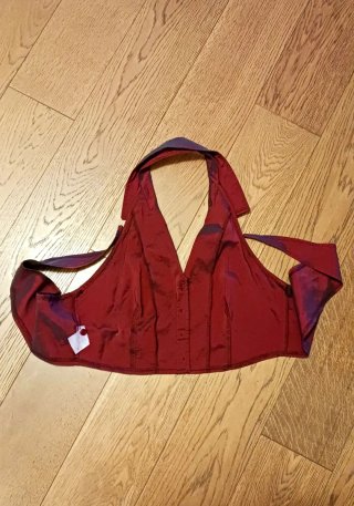 Top Pimkie Y2K bordeaux cangiante