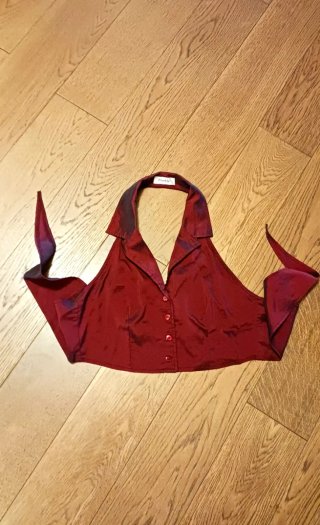 Top Pimkie Y2K bordeaux cangiante