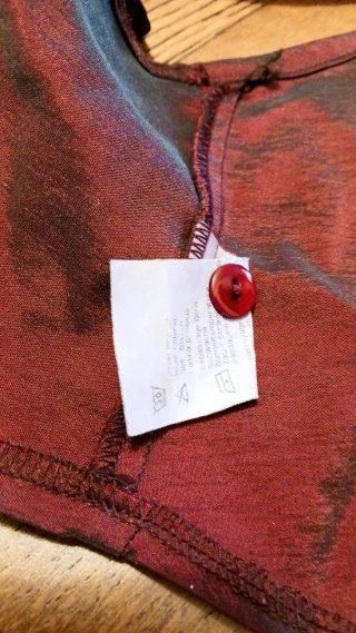 Top Pimkie Y2K bordeaux cangiante