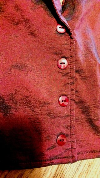 Top Pimkie Y2K bordeaux cangiante