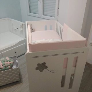 Cuna Bebecar Madera Blanca Nueva