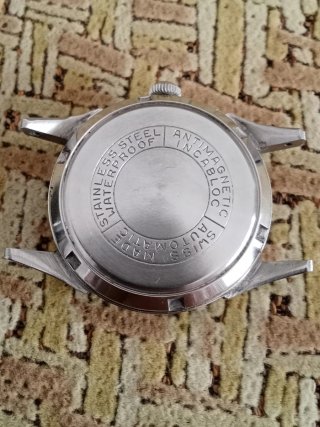 VECCHIO OROLOGGIO AUTOMATICO DA UOMO IN ACCIAIO