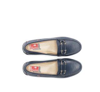 Mocasines Fluchos Mujer Azul Marino