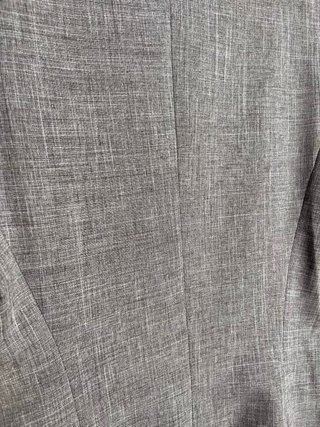 Abito blazer grigio vintage da Parigi stile ufficio