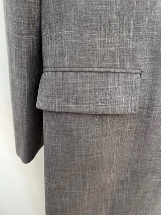 Abito blazer grigio vintage da Parigi stile ufficio
