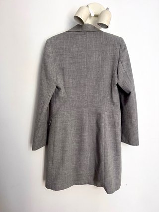 Abito blazer grigio vintage da Parigi stile ufficio