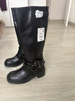 Botas Biker Negras Talla 37 Nuevas