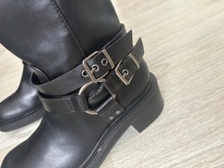 Botas Biker Negras Talla 37 Nuevas