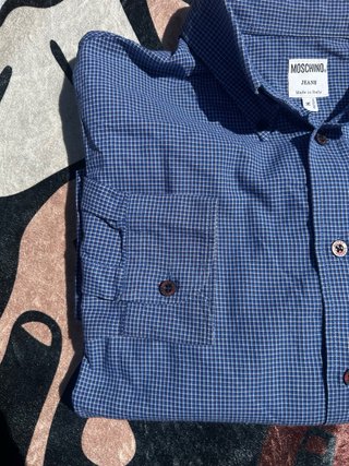 Camicia Moschino Jeans Blu Taglia M