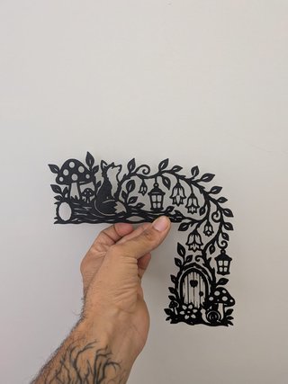 Cornice porta 3D Foresta Incantata