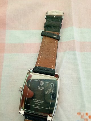 Orologio Guess Uomo Nero e Argento