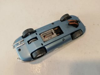 Scalextric Jaguar E-Type Azul