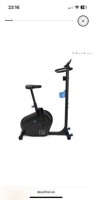 Bicicleta estática DOMYOS 120