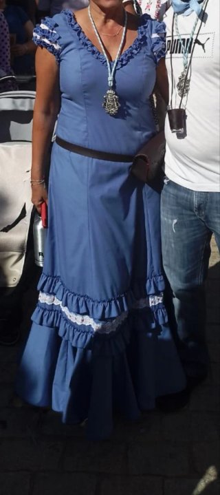 Bata Rociera Azul