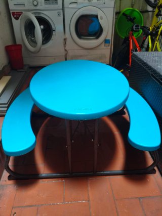 Mesa infantil plegable ovalada LIFETIME