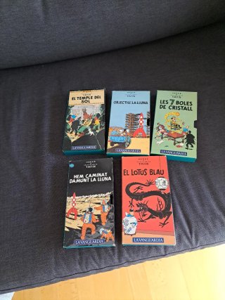 Colección Tintín VHS (Catalán)