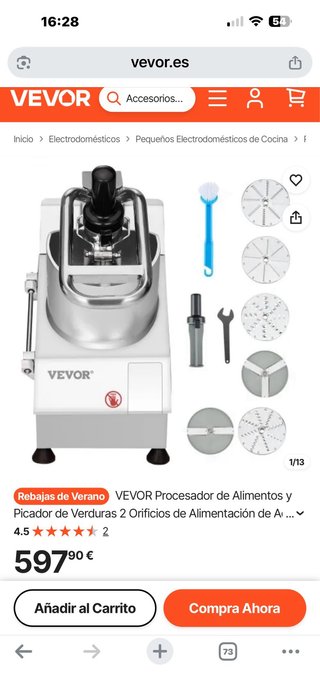 Cortador Verduras VEVOR