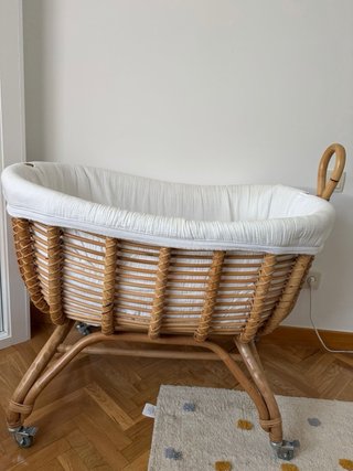 Moisés Zara home  Rattan con Ruedas