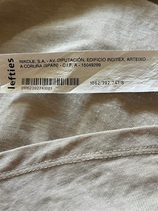 Vestido beige arena estilo lino | Ajustable | S