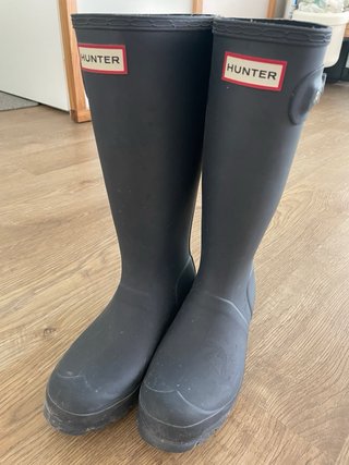Botas de agua Hunter grises