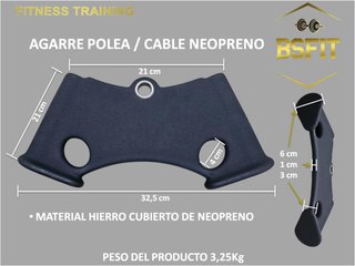 Agarre Neopreno Gym Máquinas Polea