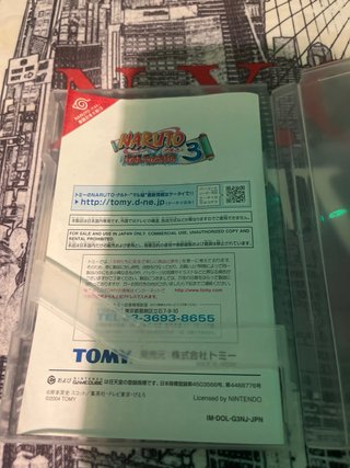 Naruto 3 GameCube - Include manuale di istruzioni