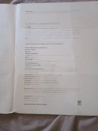 Economía y emprendimiento 4o ESO