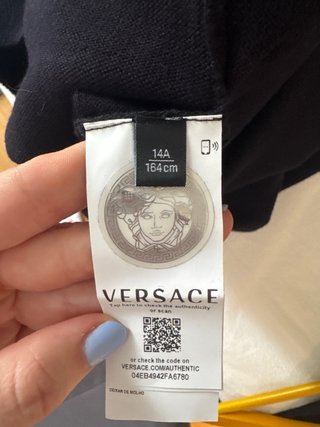 Jersey Versace negro