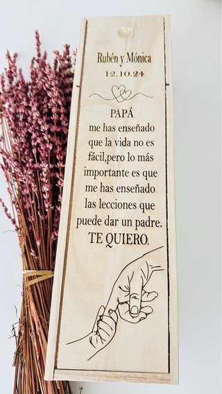 Caja de madera decorada Chicuelo