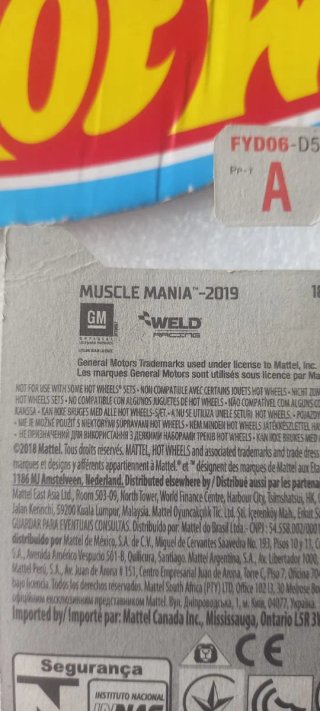 Hot Wheels '68 COPO Camaro Muscle Mania 6/10