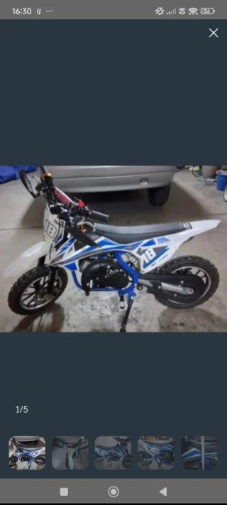 Minimoto ROAN 18 Motocross Infantil