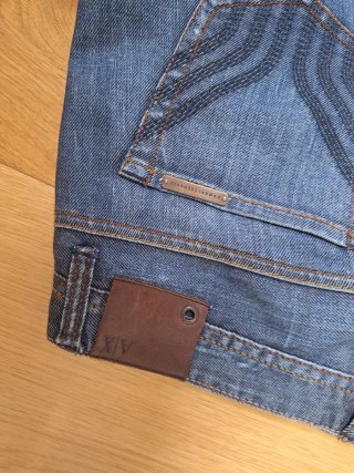 Tejano Armani Exchange Mujer Azul