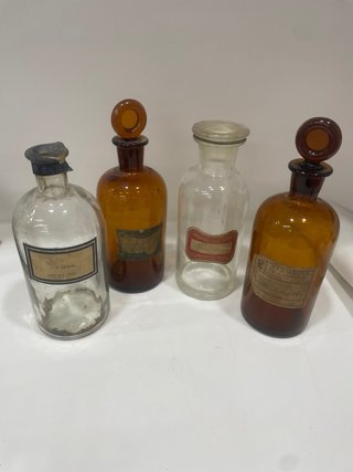 Frascos Farmacia Antiguos Botellas Medicinas
